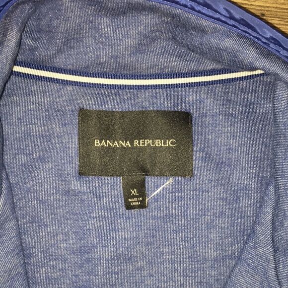 Banana Republic Blue 2 Tone track Work out jacket - Picture 2 of 3